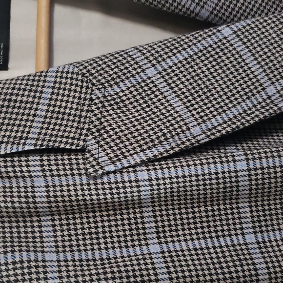 ZARA Longline Plaid Coat - Picture 7 of 8